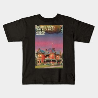 Haunted Places Carl Beck House Ontario Canada Ghosts Kids T-Shirt